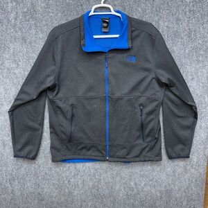 The North Face Canyonwall Full Zip Jacket Coat Mens size XL Gray A4C4